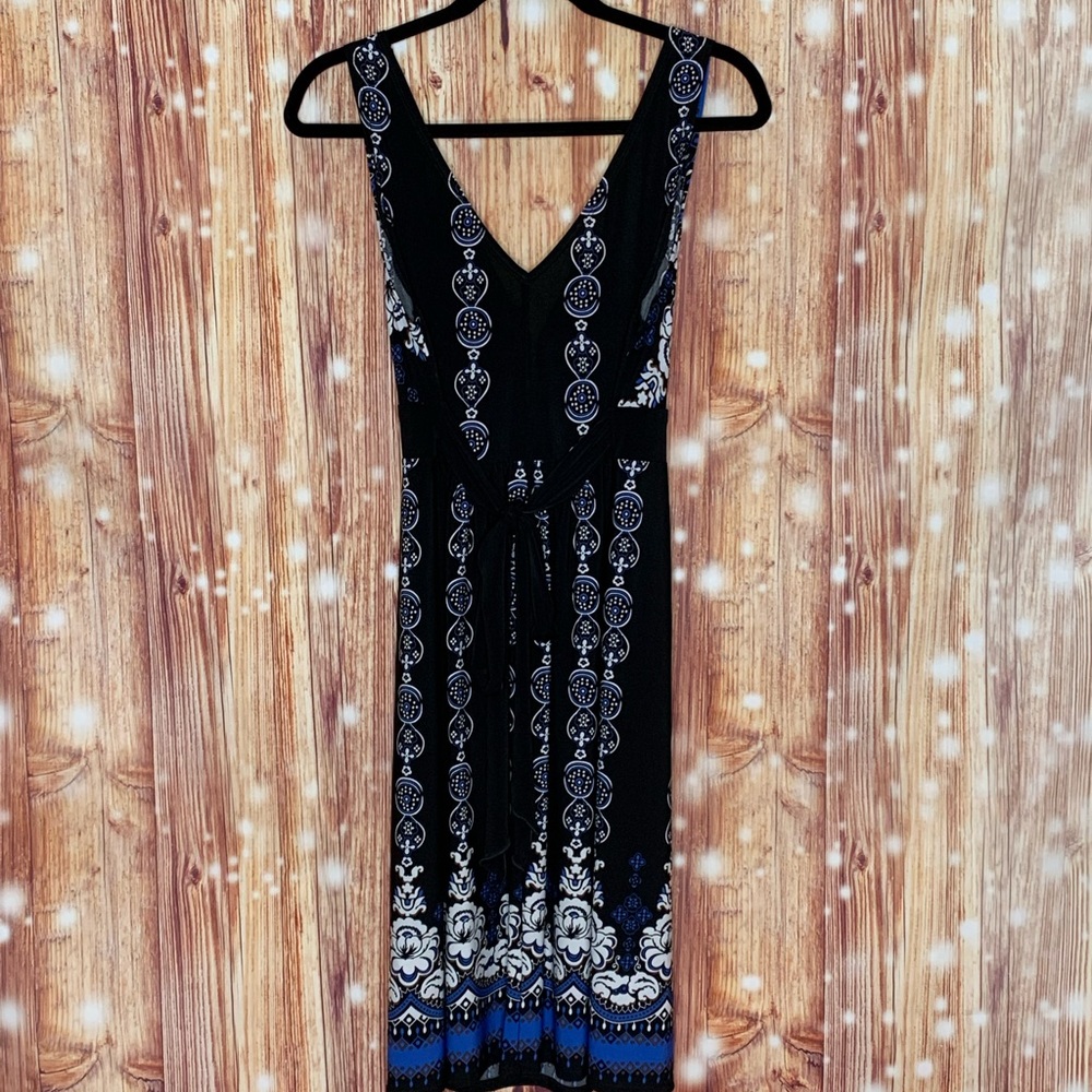 Connected Apparel Size 12 V Neck Front and Back Empire Waist Sleeveless - Picture 6 of 7
